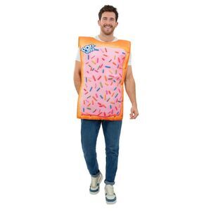 Pop Tarts Unisex Adult Strawberry Milkshake Costume / Multicolored